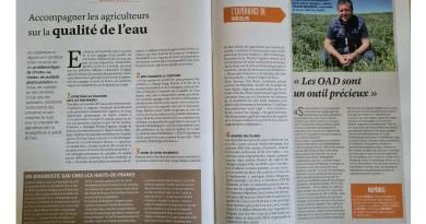 Agrodistribution - Accompagner les agriculteurs sur la qualit&eacute; de l'eau